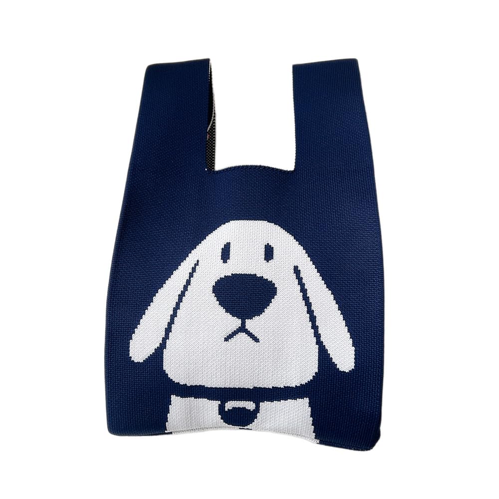 ねこのけだま　ガーナショルダーバッグ　犬 Amazon | [miagolale] ニットバッグ 私のわんこ ショルダー